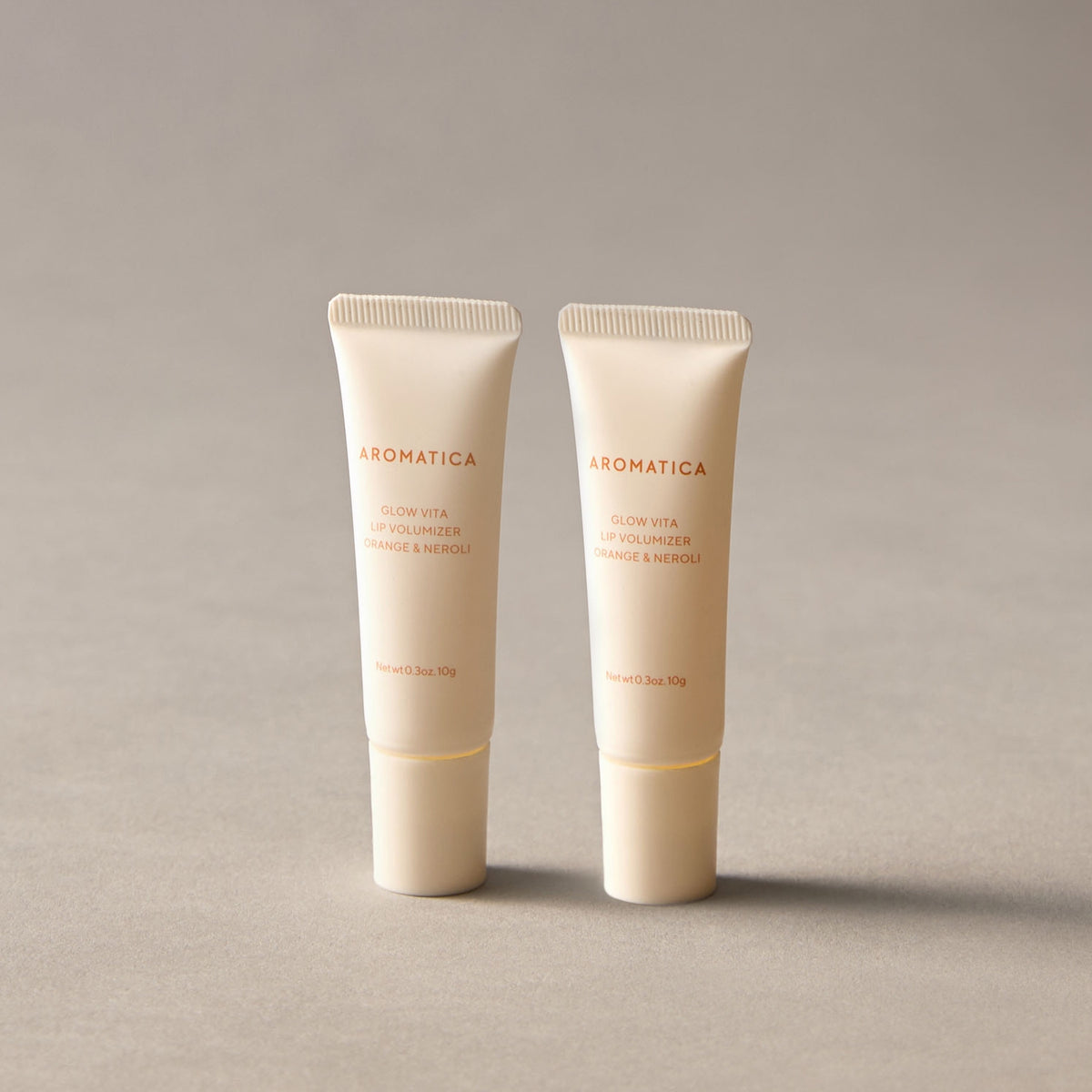 Aromatica Glow Vita Lip Volumizer 2-Pack (Orange & Neroli) 10g