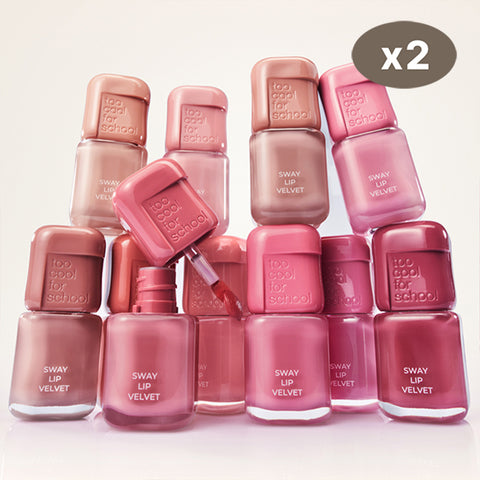 Too Cool For School Sway Lip Velvet 3.3g (2 Pack)