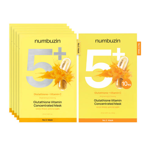 numbuzin No.5 Vitamin Spotlight Sheet Mask 10P