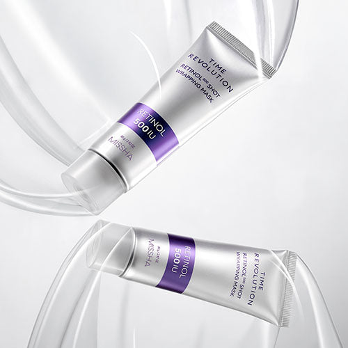 MISSHA Time Revolution Retinol 500 Shot Wrapping Mask 80ml (2 Pack)