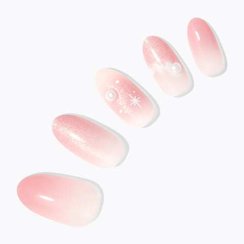 Dashing Diva Magic Press Pink Ocean (Almond) Nail Tips