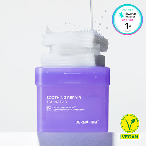 Dermafirm Soothing Repair Toning Pad R4 180ml (70 pads) [5 Refills]