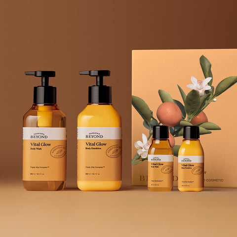 BEYOND Vital Glow Body 2-Piece Set (Body Cleanser & Body Lotion)