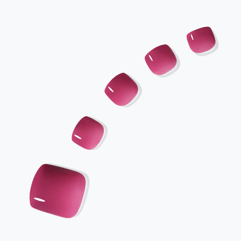 Dashing Diva Magic Press Pedicure Juicy Plum