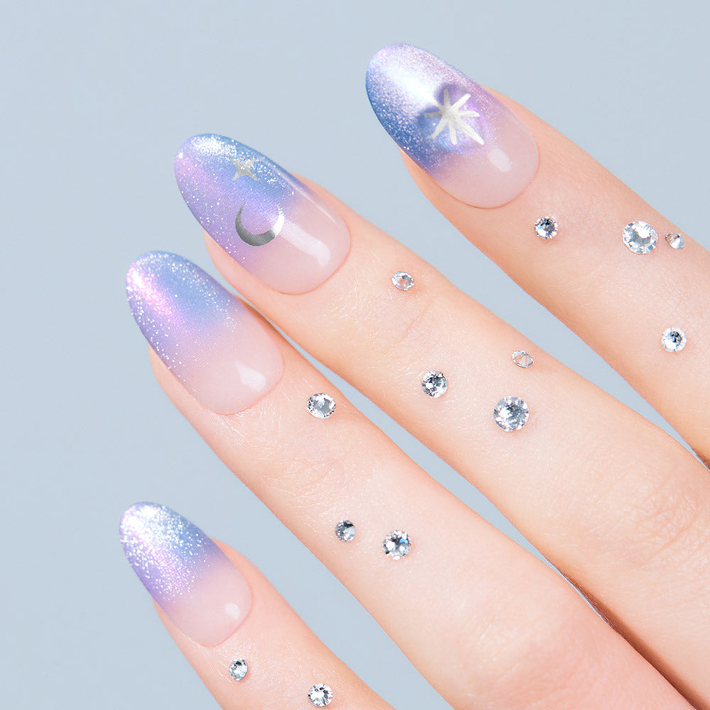 Dashing Diva Magic Press Ethereal Night (Almond) Nail Tips