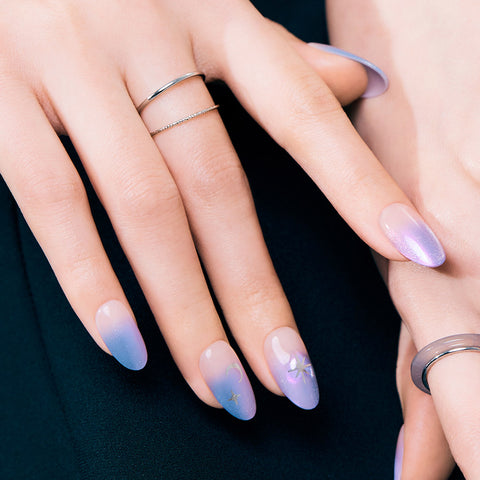 Dashing Diva Magic Press Ethereal Night (Almond) Nail Tips