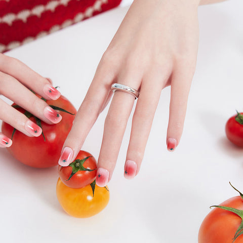Dashing Diva Magic Press Mini Tomato (Regular Round) Nail Tips