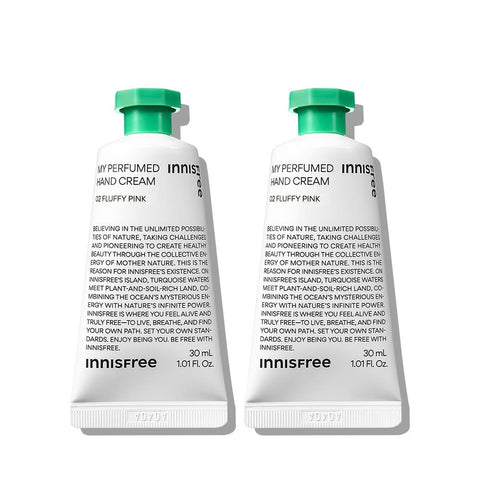 Innisfree My Perfumed Hand Cream 30ml (02 Fluffy Pink) (2 pack)