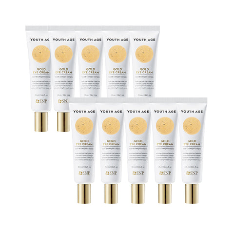 SNP Youth Age Triple Collagen Gold Magic Eye Cream 25ml (10 Pack)