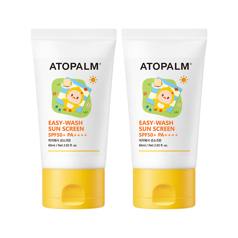 Atopalm Easy Wash Sunscreen 60ml (2 Pack)