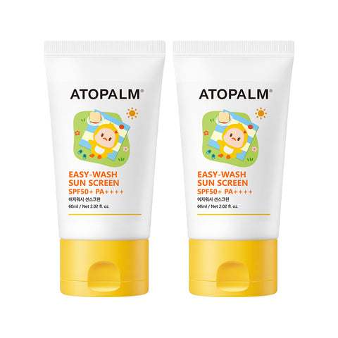 Atopalm Easy Wash Sunscreen 60ml (2 Pack)