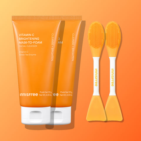 Innisfree Vita C Brightening Pack-to-Foam 120g (2 Pack)