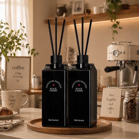 Milk Baobab Signature Large Diffuser Black Cherry 500ml x 2