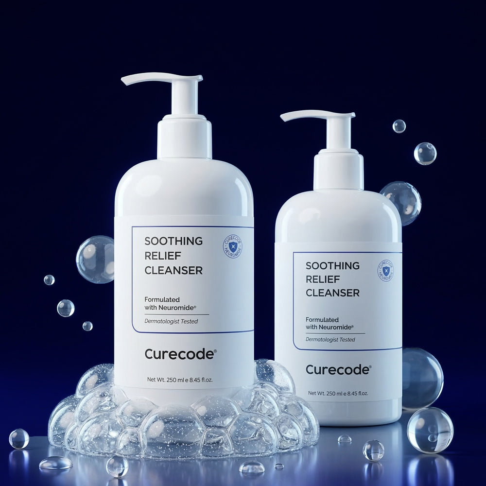 CureCode Soothing Relief Cleanser 250ml (2 pack)