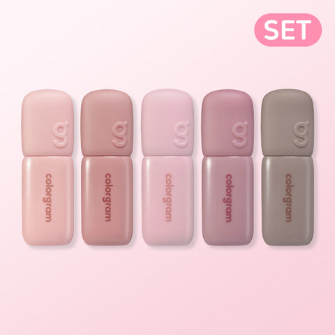 Colorgram Geek Nude Color Cover Tint 5g 5-Shade Full Set