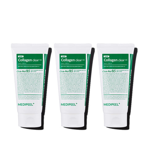 Medipeel Green Cica Collagen Clear 2.0 120ml (3 Pack)
