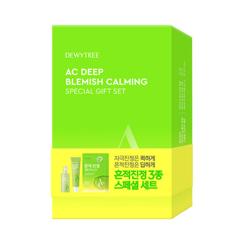 Dewytree AC Deep Soothing Special 3-Piece Set (Ampoule / Cream / Mask)