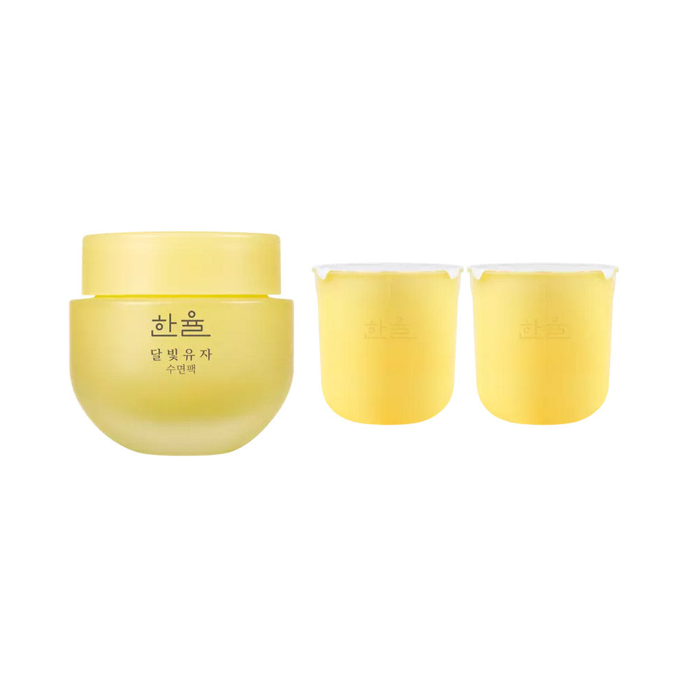 Hanyul Yuja Brightening Sleeping Pack Refill Set 70ml + 40ml x2