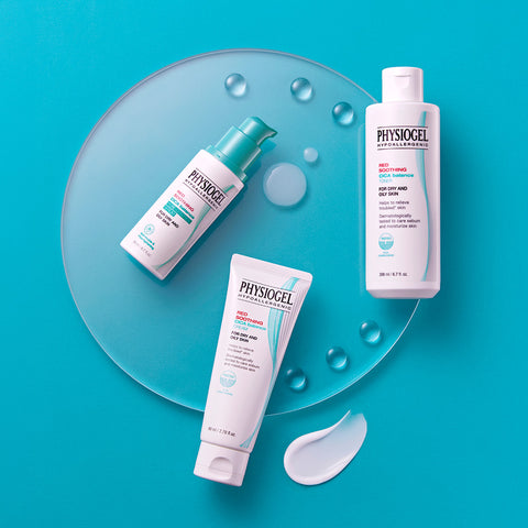 Physiogel Red Soothing Cica Balance Pore Control Serum 50ml + Cica Balance Foam Cleanser 20ml (Gift)