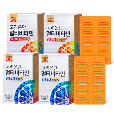 Koreaeundan Multivitamin All-in-One 60 Tablets (4 Pack)