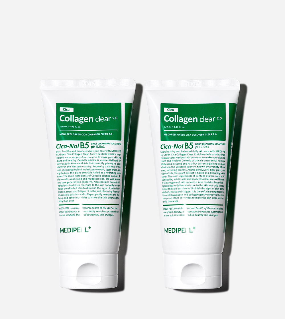 Medipeel Green Cica Collagen Clear 2.0 120ml (2 Pack)
