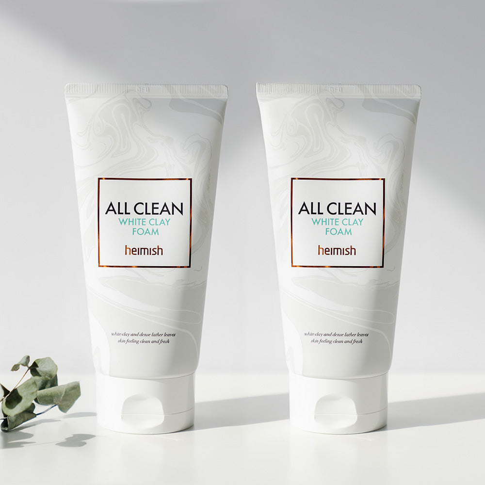 Heimish All Clean White Clay Foam 150g (2 Pack)