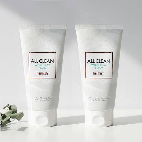 Heimish All Clean White Clay Foam 150g (2 Pack)