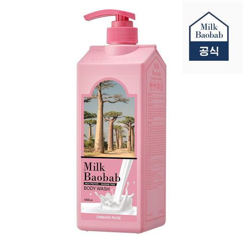 Milk Baobab Original Body Wash - Damask Rose, 1 L
