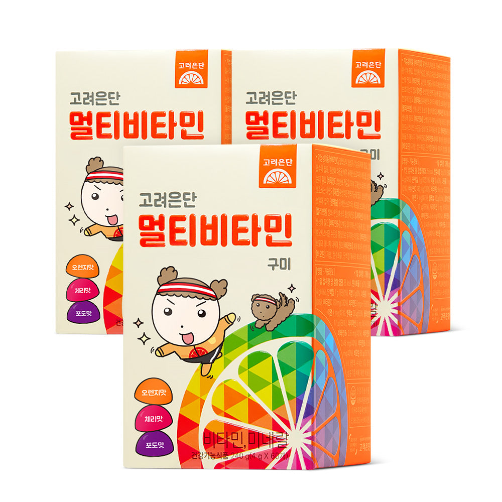 Koreaeundan Multivitamin Gummy 4 g x 60 (3 Pack)