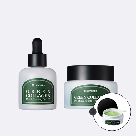 Leaders Green Collagen Serum + Cream Duo Set B