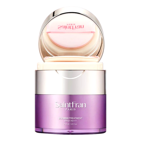 SaintFran Blemish Treatment Cr?me Cushion Pact 30ml (Includes 1 Random Volume Brush)