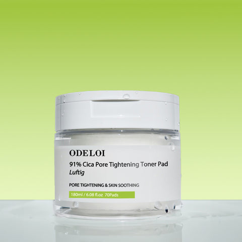 Odeloi 91% Cica Pore Tightening Toner Pad