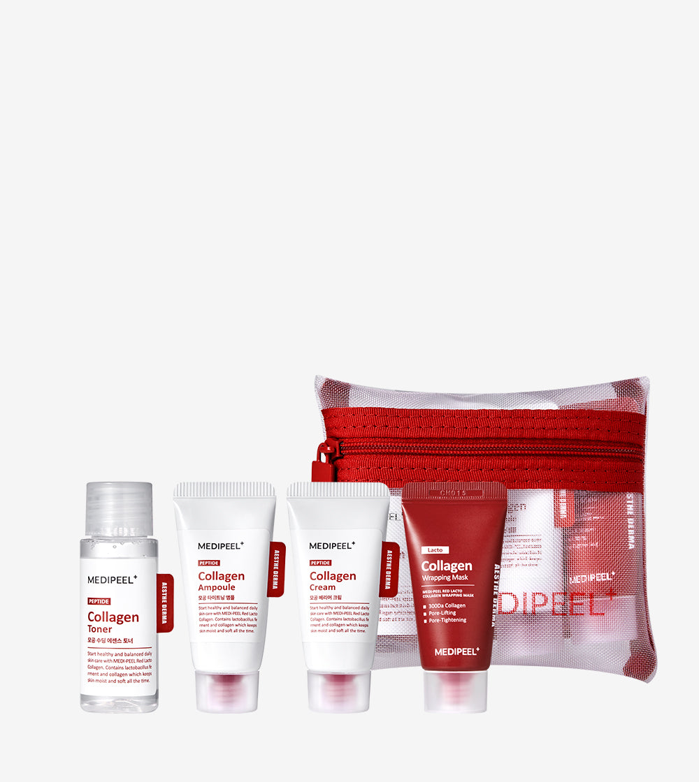 Medipeel Red Lacto Collagen Skincare Trial Kit (30ml / 15ml / 15ml / 15ml)