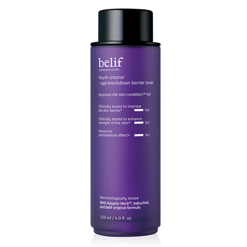 belif Youth Creator Age Knockdown Barrier Toner 120 ml