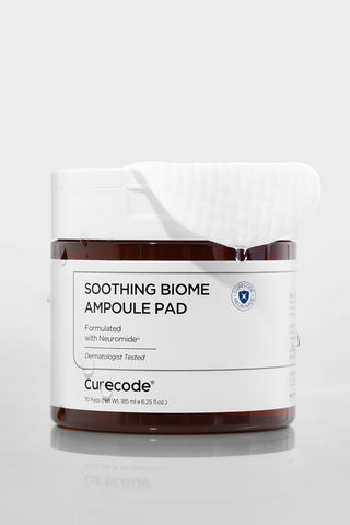 CureCode Soothing Biome Ampoule Pad 70 sheets (2 pack)