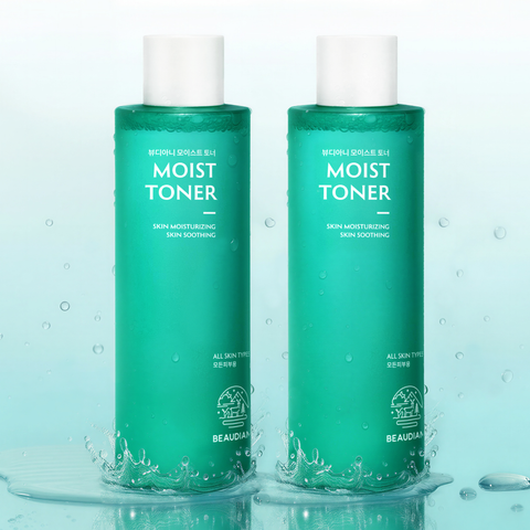 Beaudiani Hyaluronic Acid Low-pH Moisture Toner 250ml (2 Pack)