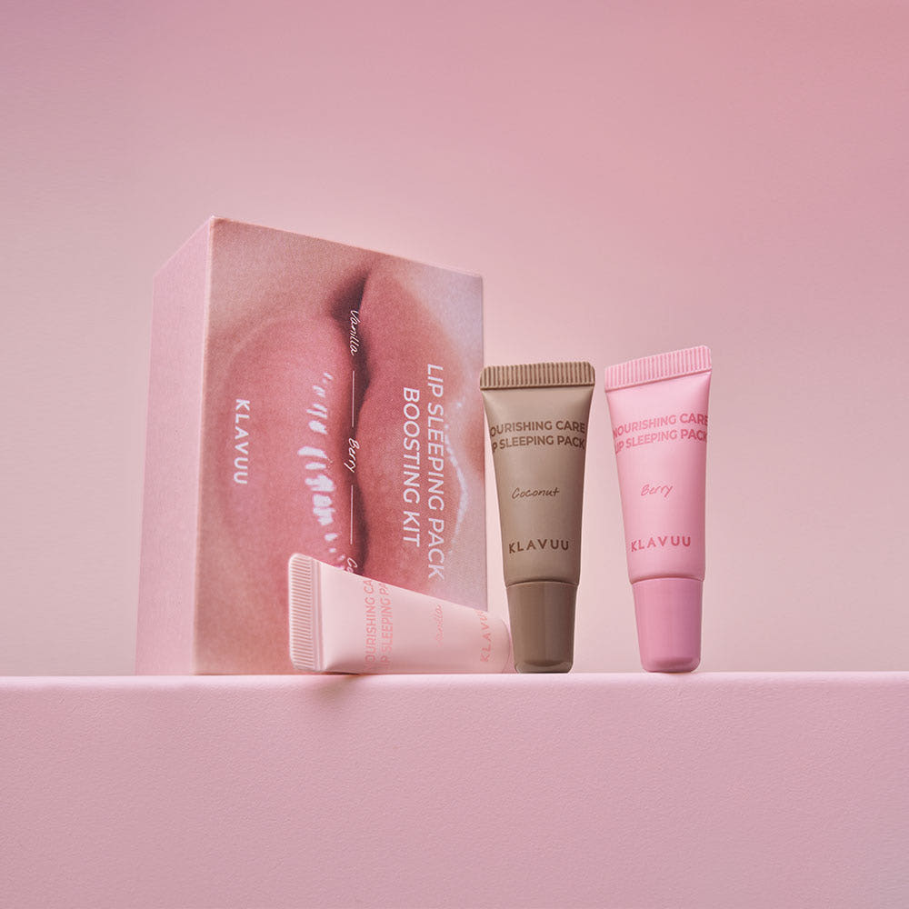 KLAVUU Nourishing Care Lip Sleeping Pack Boosting Kit (3-piece)