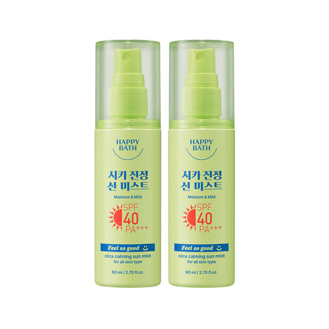 Happy Bath Cica Soothing Feel So Good Body Sun Mist 80ml (2 pack)