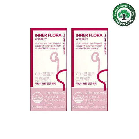 New Origin Innerflora Cranberry 30 Capsules x 2 (2-Month Supply)