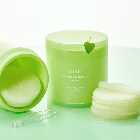Abib Houttuynia Essence Pad Clear Touch (Main + 2 Refills) - 210 Sheets