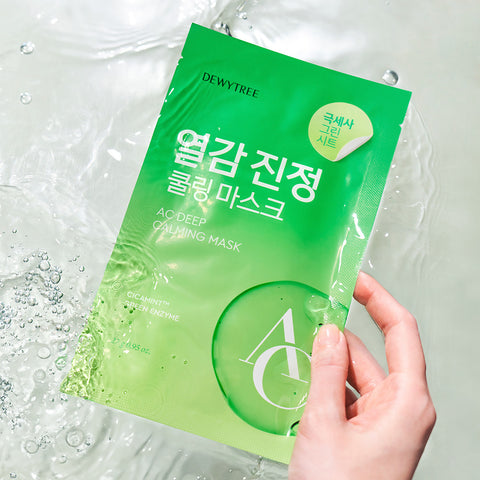 Dewytree AC Control Deep Mask 10 pcs (27g each) ? Heat-Calming Sheet Mask