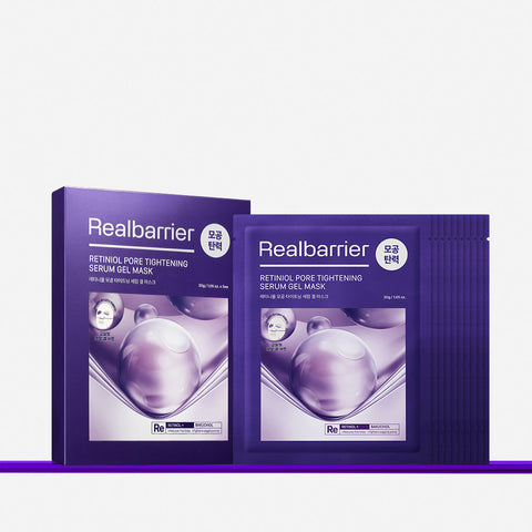 Real Barrier Retinol Pore Tightening Serum Gel Mask 5-sheet (27ml each)