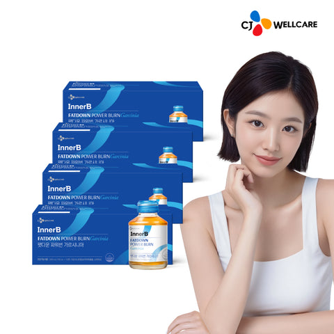CJ Wellcare InnerB Fat Down Powerburn Master Garcinia 100ml x10 (4 Pack)