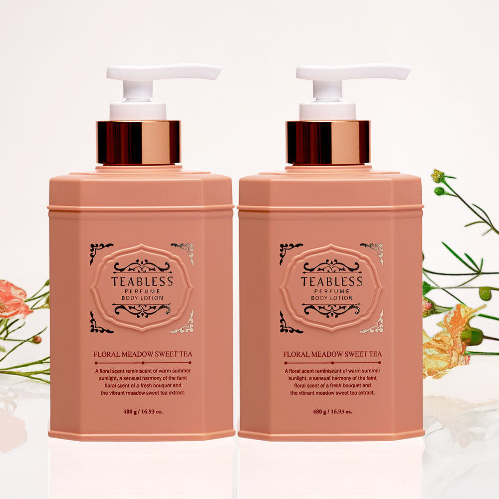 Teabless Floral Meadow Sweet Tea Perfume Body Lotion 480g Double Pack