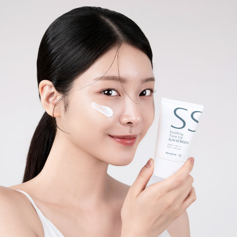 Beaudiani Soothing Tone-Up Sunscreen SPF50+ 50ml (Non-Whitening Mixed UV Filters)