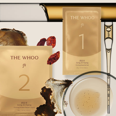 The History of Whoo Gongjinhyang Elastic Shaking Modeling Mask Protein Repair Set (Step 1 + Step 2)