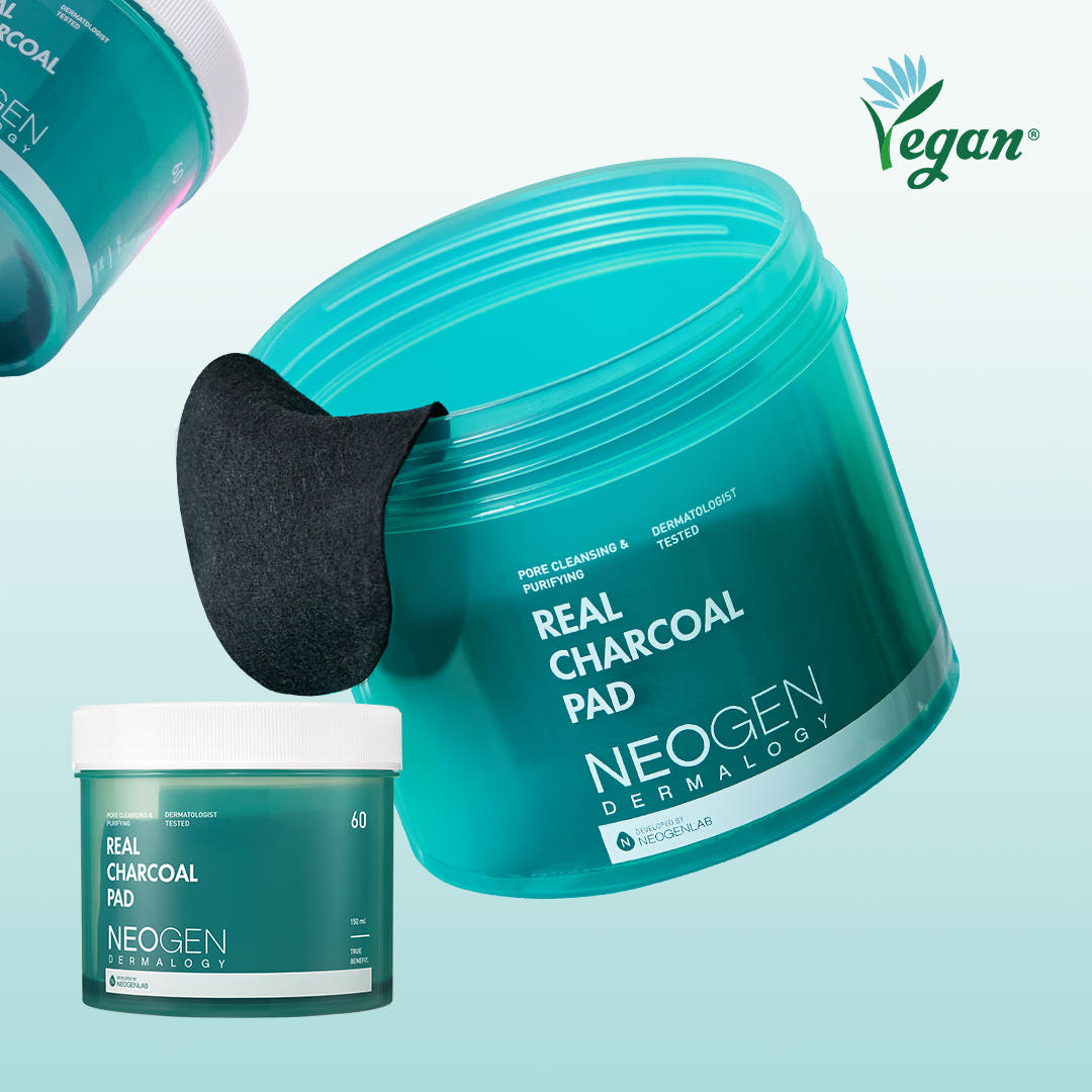 Neogen Real Charcoal Pad 150ml (60 Pads)