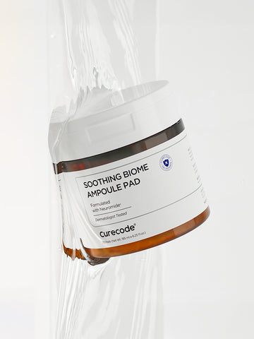CureCode Low-Irritation Sensitive Soothing 2-Piece Set (Cleanser + Pads)