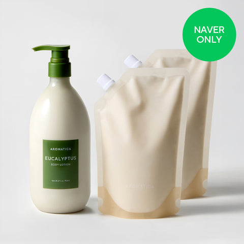 Aromatica Eucalyptus Body Lotion Large Set (750 ml + 2 x 500 ml Refill)