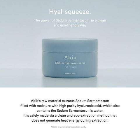 Soonsu Beauty Sedum Hyaluron Creme Hydrating Pot application use